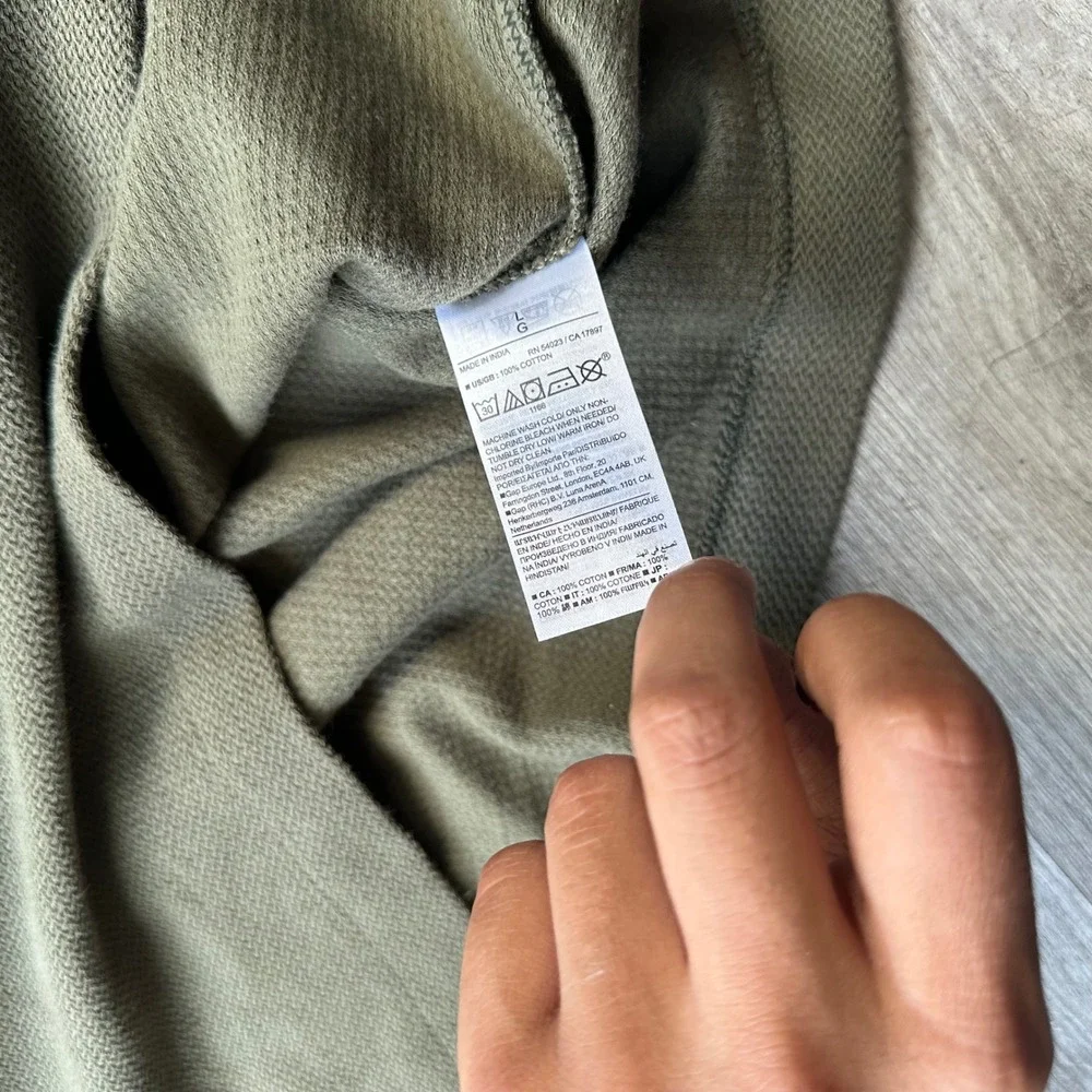 Banana Republic Olive Green Piped Polo Shirt Men's Large NWT
